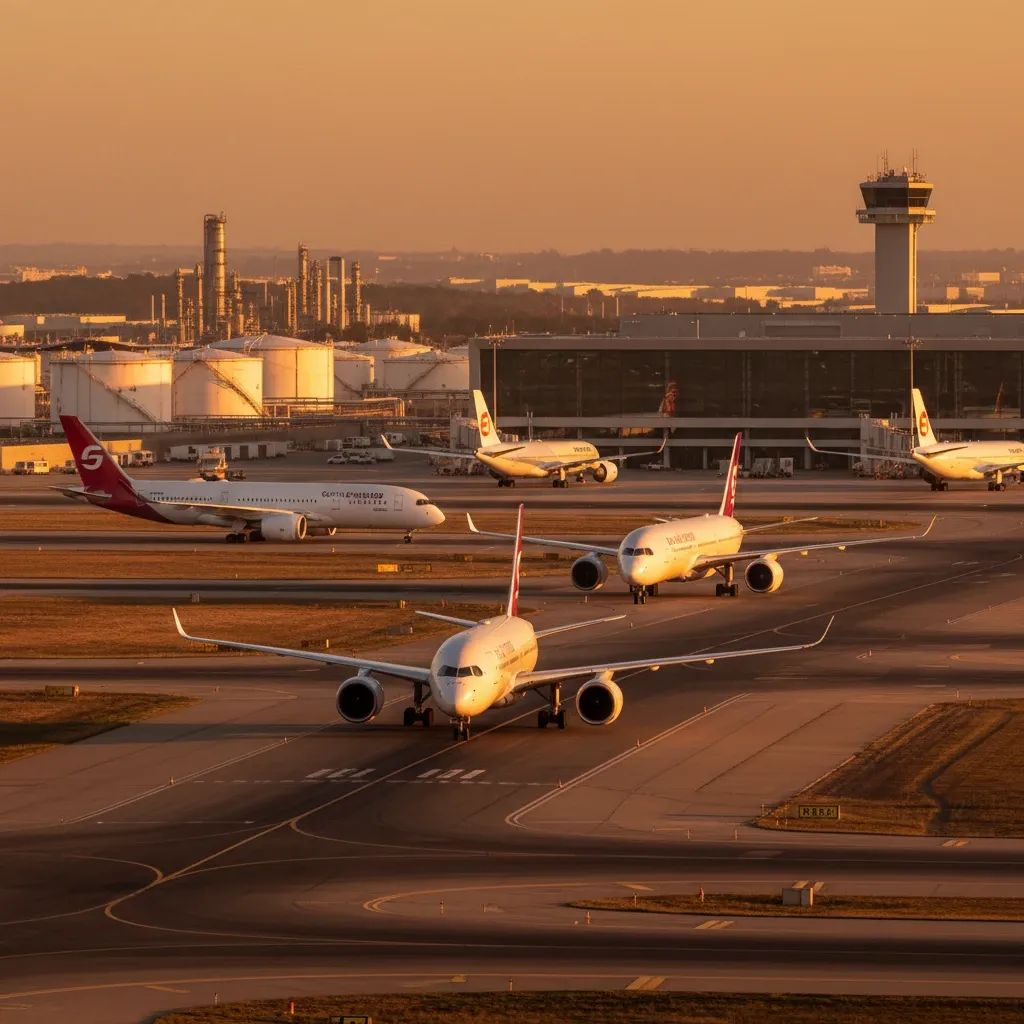 TAP aircraft parked at Lisbon airport terminal, symbolic of Portugal's airline privatization challenges