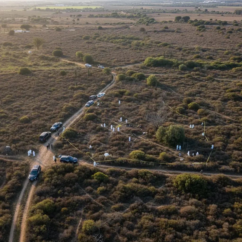 Algarve rural landscape showing brushland area where restaurant executive's body was discovered