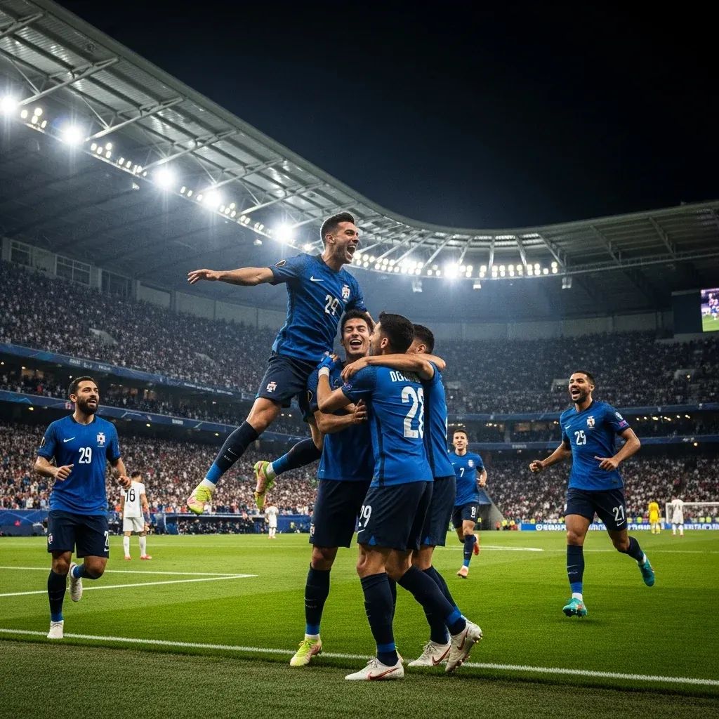 FC Porto players celebrating a goal at Estádio do Dragão during Taça de Portugal match