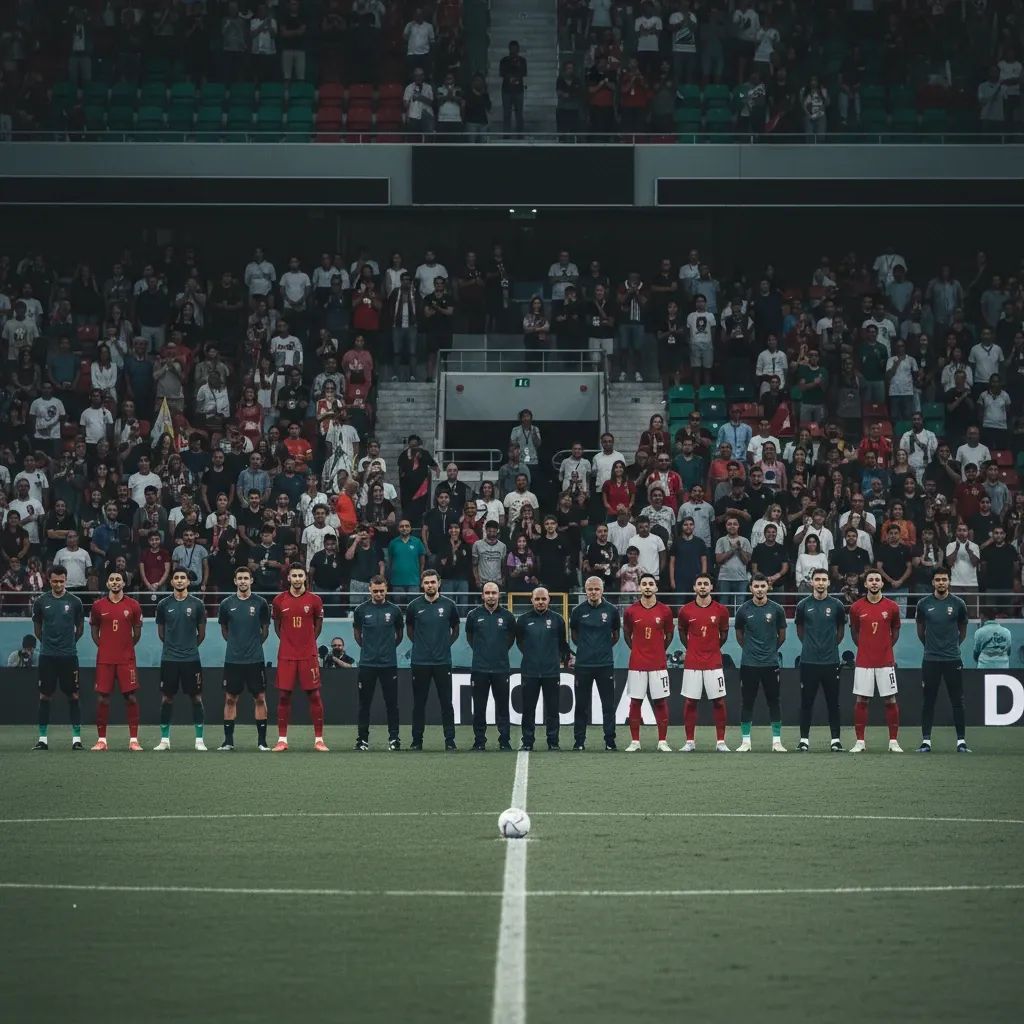 Benfica squad paying tribute with moment of silence for legendary goalkeeper coach Silvino Louro