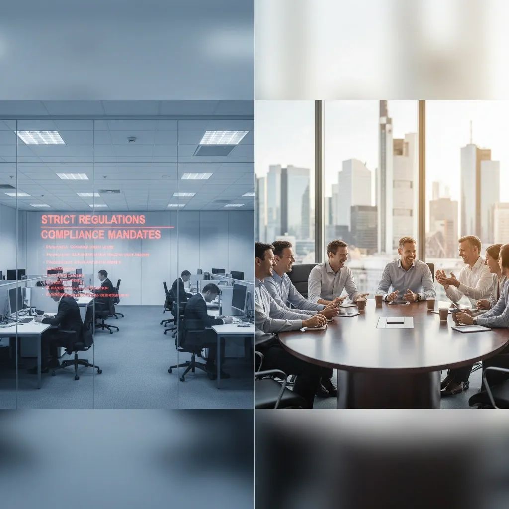 Symbolic representation of two-tiered governance standards in financial institutions