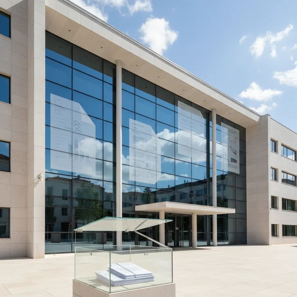 Portuguese government building symbolizing anti-corruption governance and institutional transparency