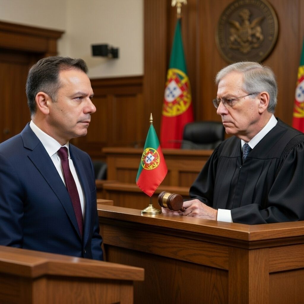 Luís Montenegro court room spinumviva 