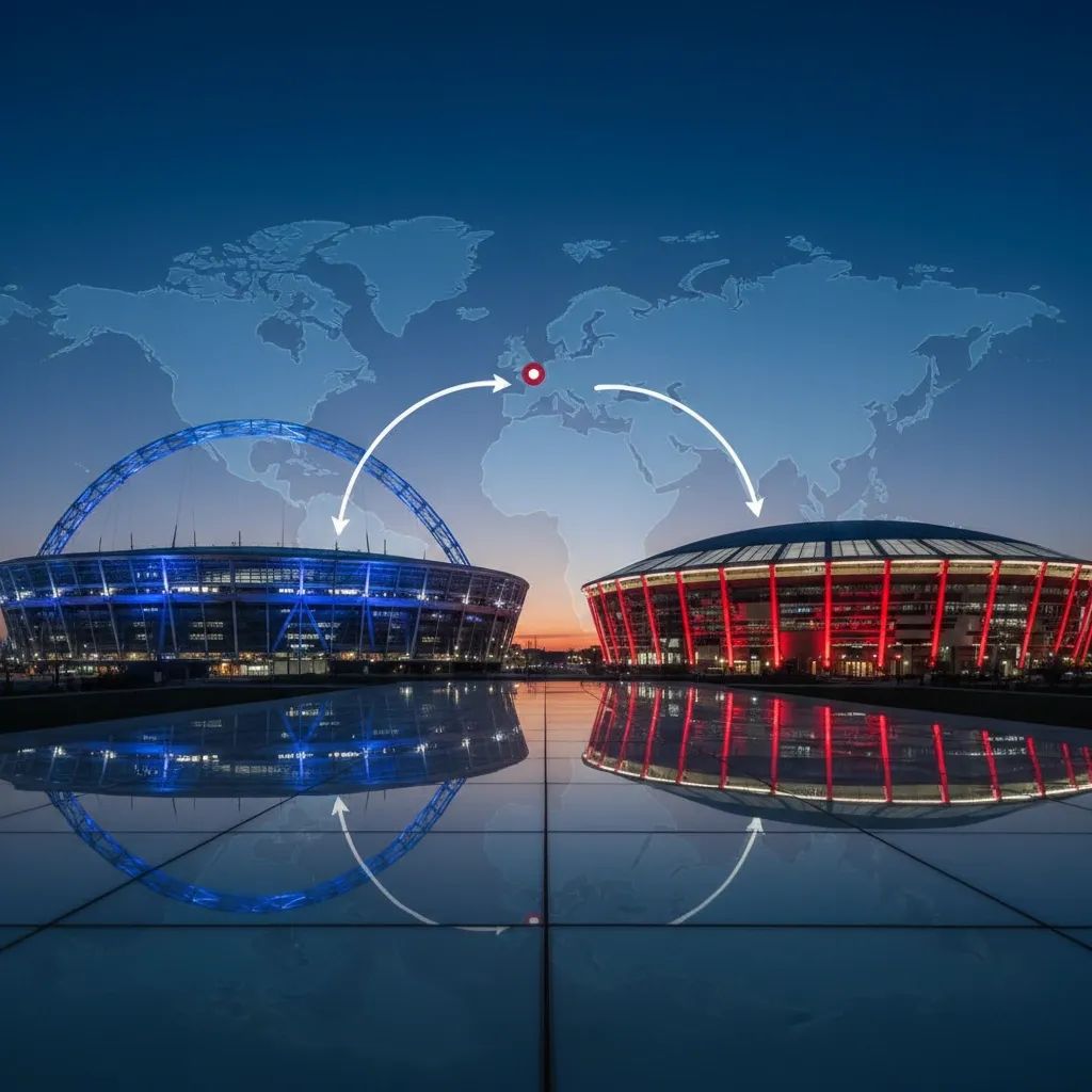 European football stadiums representing potential new venues for relocated Finalíssima match