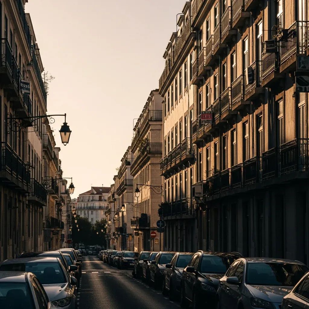 Row of Lisbon apartment buildings representing Portugal’s rental housing market