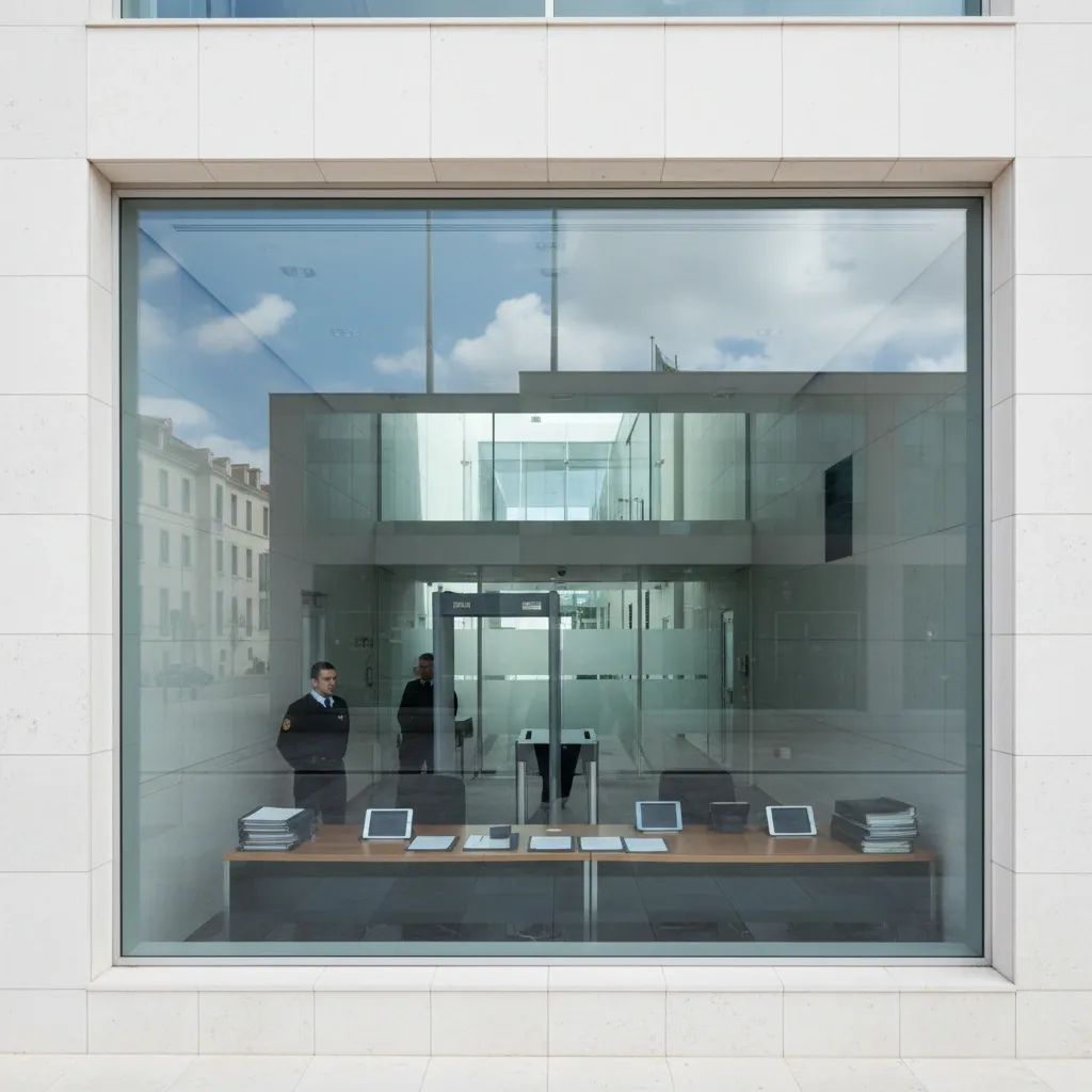 Portuguese government ministry building representing judicial and law enforcement institutions