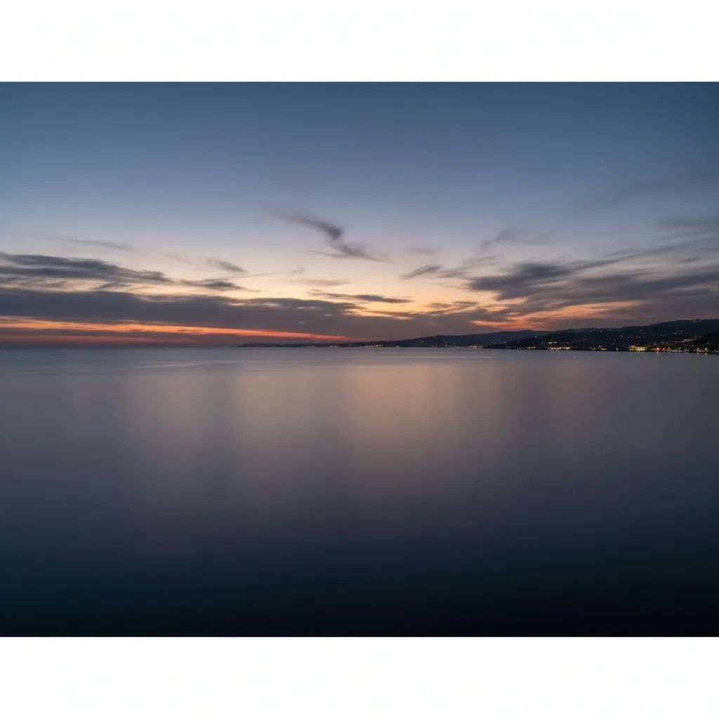 Mediterranean Sea coastline at sunset symbolizing migration routes and maritime tragedy